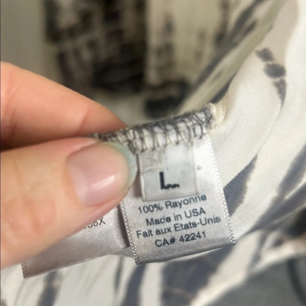 NWT STARK X Jill Dress Charcoal Vintage Dye Size Large